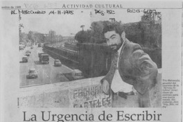 La Urgencia de escribir  [artículo].