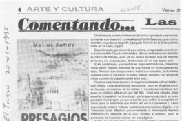 Comentando --  [artículo] Amparo Pozo.