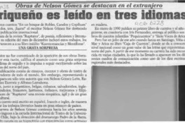 Ariqueño es leído en tres idiomas  [artículo].