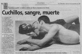 Cuchillos, sangre, muerte  [artículo] Leopoldo Pulgar I.