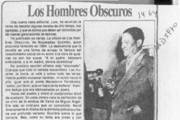 Los hombres obscuros  [artículo] E. C.