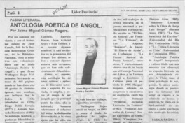 Antología poética de Angol  [artículo] Jaime Miguel Gómez Rogers.
