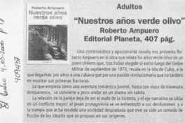 Nuestros años verde olivo  [artículo]