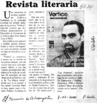 Revista literaria  [artículo]