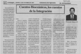 Cuentos bioceánicos, los cuentos de la integración