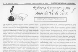 Roberto Ampuero y sus años verde olivo  [artículo] Wellington Rojas Valdebenito
