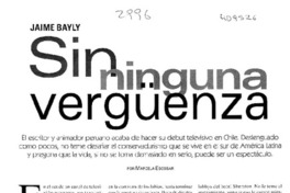 Sin ninguna vergüenza  [artículo] Marcela Escobar