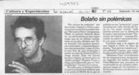 Bolaño sin polémicas  [artículo]
