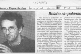 Bolaño sin polémicas  [artículo]