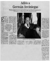 Adiós a Germán Arciniegas