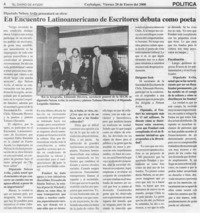 En encuentro latinoamericano de escritores debuta como poeta