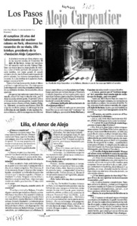 Los pasos de Alejo Carpentier  [artículo] Ana María Larraín