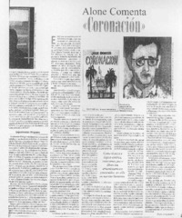 Alone comenta "Coronación"