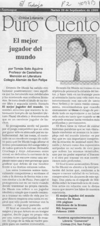 El mejor jugador del mundo  [artículo] Tomás Soto Aguirre