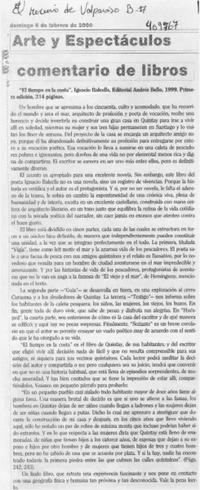 El Tiempo en la costa"  [artículo] Antonio Rojas Gómez