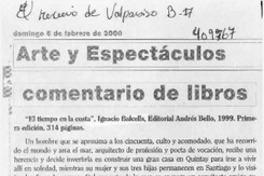 El Tiempo en la costa"  [artículo] Antonio Rojas Gómez