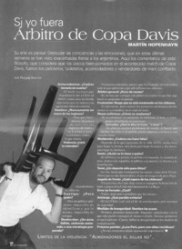 Si yo fuera árbitro de Copa Davis  [artículo] Pauline Kantor
