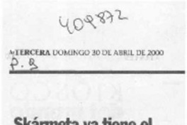 Skármeta ya tiene el beneplácito  [artículo]