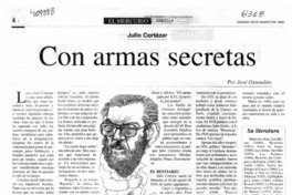 Con armas secretas  [artículo] José Ossandón