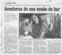 Aventuras de una noche de bar  [artículo] Lady Macbeth