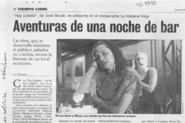 Aventuras de una noche de bar  [artículo] Lady Macbeth