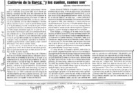 Calderón de la Barca, "y los sueños, sueños son"