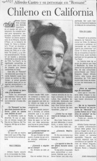 Chileno en California  [artículo] José Ossandón