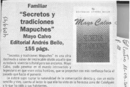 "Secretos y tradiciones Mapuches"