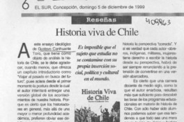 Historia viva de Chile  [artículo] Luis López Aliaga