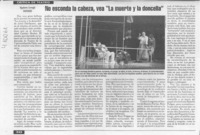 No esconda la cabeza, vea "La muerte y la doncella"  [artículo] Rigoberto Carvajal