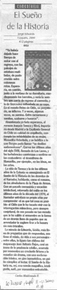 El sueño de la historia