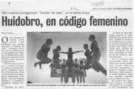 Huidobro, en código femenino  [artículo] Marietta Santi