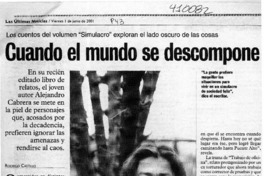 Cuando el mundo se descompone  [artículo] Rodrigo Castillo