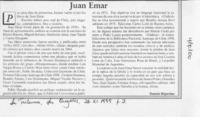 Juan Emar  [artículo] Ramón Riquelme