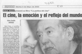 El cine, la emoción y el reflejo del mundo  [artículo] Andrea González