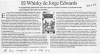 El whisky de Jorge Edwards  [artículo] Luis Alberto Maira
