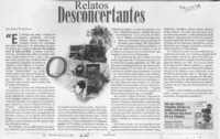 Relatos desconcertantes  [artículo] Mario Valdovinos