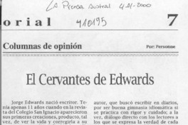 El Cervantes de Edwards  [artículo] Personne