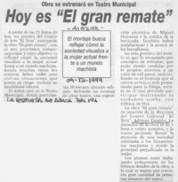 Hoy "El gran remate"  [artículo]