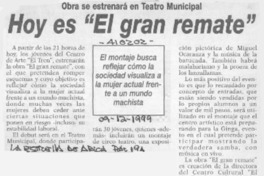 Hoy "El gran remate"  [artículo]
