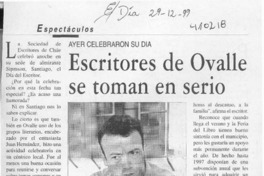Escritores de Ovalle se toman en serio  [artículo]