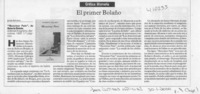 El primer Bolaño  [artículo] Javier Aspurúa