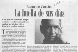 La huella de sus días  [artículo] David Gómez Miranda