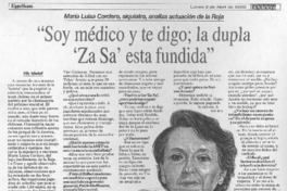 "Soy médico y te digo, la dupla "Za Sa" esta fundida"