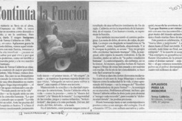 Continúa la función  [artículo] Jessica Atal