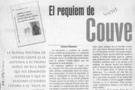 El réquiem de Couve  [artículo] Ximena Villanueva