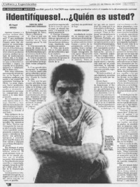 Identifíquese -- quién es usted?