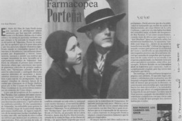 Farmacopea porteña  [artículo] José Promis
