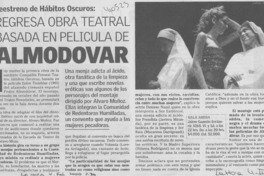 Regresa obra teatral basada en película de Almodóvar