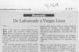 De Lafourcade a Vargas Llosa  [artículo] Filebo